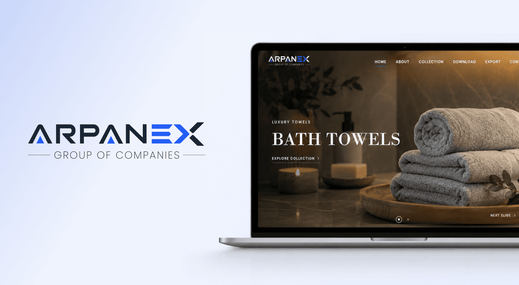 Arpanex: Brand Identity and Website, Built From Scratch